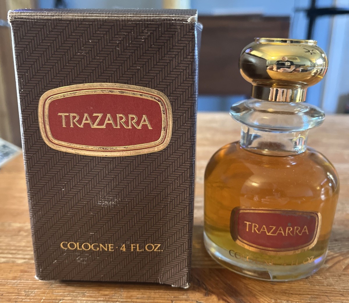c3494 希少　レア　エイボン　TRAZARRA トラザラ　120ml EDC Avon Trazarra Cologne 4 fl. oz. New in Box Vintage Men's Scent New