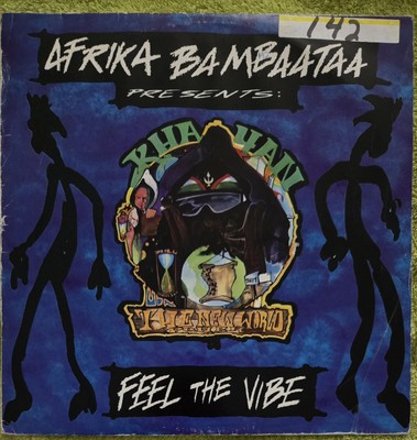 Afrika Bambaataa - Feel The Vibe ( 12'' Vinyl Record )