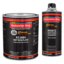 HOT ROD FLATZ Clear Top Coat Gallon Kit URETHANE Flat Auto Car Paint Kit