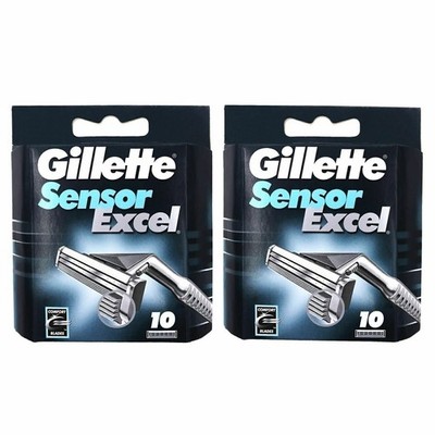Gillette Sensor Excel Razor Blades - 20 Cartridges (BRAND NEW)