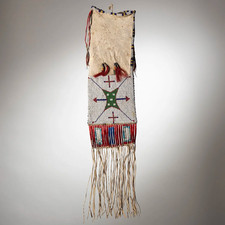 LAKOTA SIOUX PIPE BAG - WATER BUG DESIGN