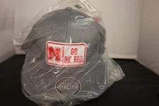 Zephyr Nebraska Corn Huskers Go Big Red Cap Gray L Fitted 