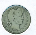 1915-D BARBER QUARTER, CIRCULATED, ASW .1808