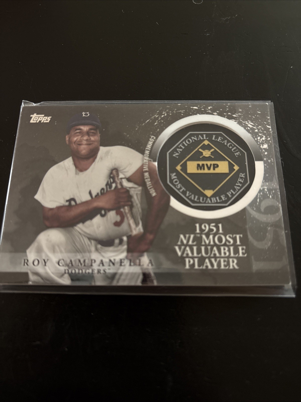 Roy Campanella #MVP-RCA Baseball Cards 2023 Topps Update MVP Medallion trading card — raw and PSA graded price guide