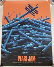 Póster Pearl Jam Scotiabank Arena Toronto 18/03/2020 Justin Erickson Eddie Vedder