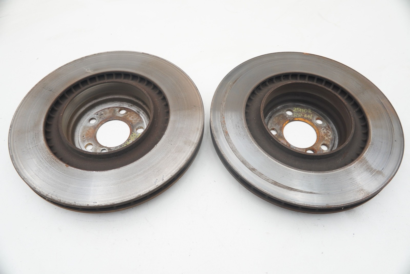 Set 2 Rear Disc Brake Rotor 34216775295 Rolls Royce Ghost Series I RR4 2010-19