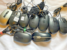 Lot of 9 DELL Standard Optical USB Mouses All Working , Wholesale