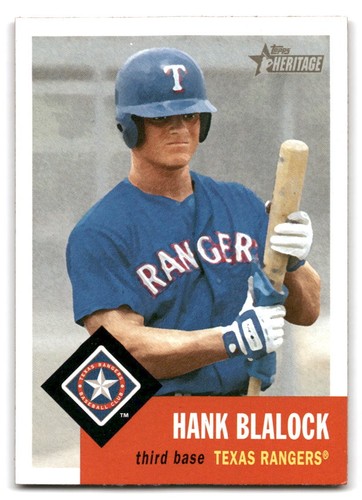 2002 Topps Heritage Hank Blalock #239 card