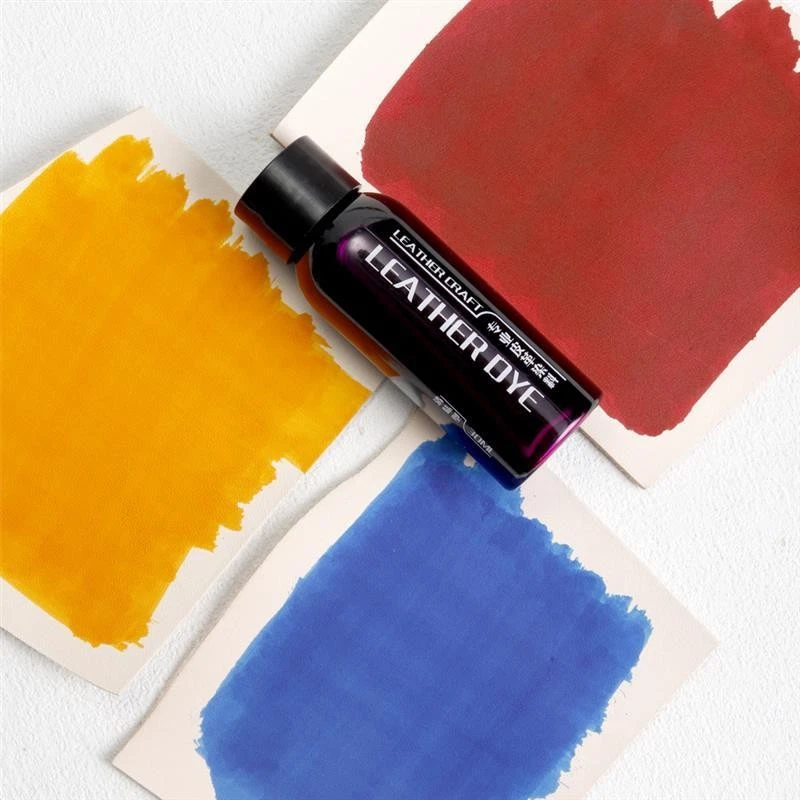 NUEVA BOTELLA DE PIGMENTO DE TINTE DE CUERO DE 30 ML PARA MANUALIDADES DE CUERO CURTIDO VEGETAL HÁGALO USTED MISMO Foto 3 de 4