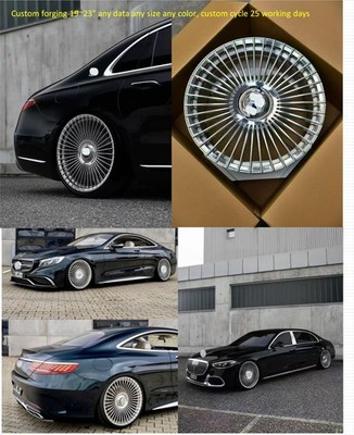 22'' s320 450 480 560 580 500 650 4x Custom Forged rim for MAYBACH Floating Caps
