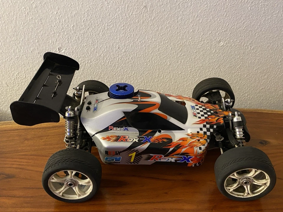 Rc Reely Rex X 1:8 Nitro Verbrenner Buggy Rc 1:8 Buggy Rex X Rc Car - Bild 4 von 4