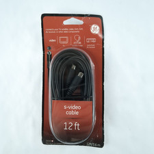 S Video Cable S-Video SVHS Male VCR Camcorder 12FT Unused NEW