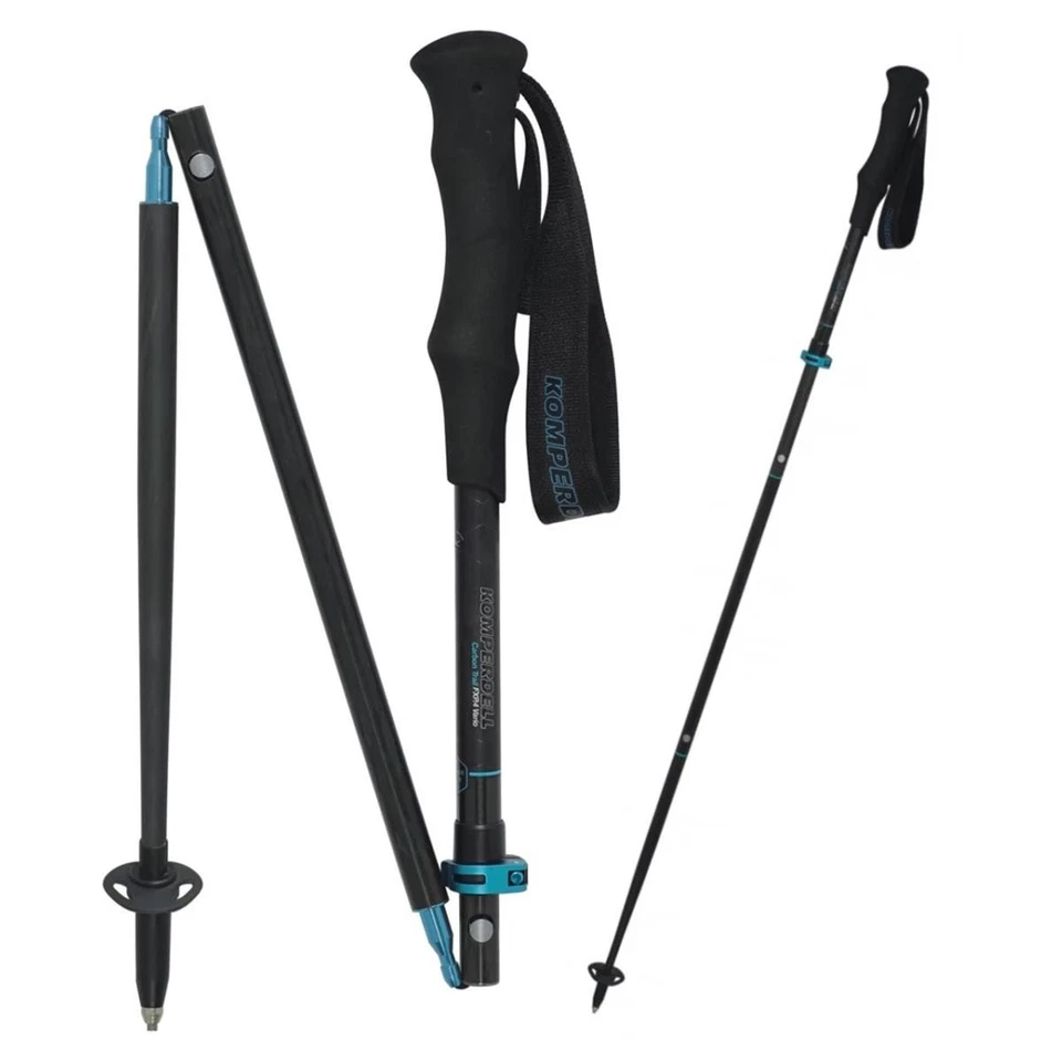 Komperdell Carbon FXP 4 Trail Vario Faltstöcke Wanderstöcke Trekkingstöcke