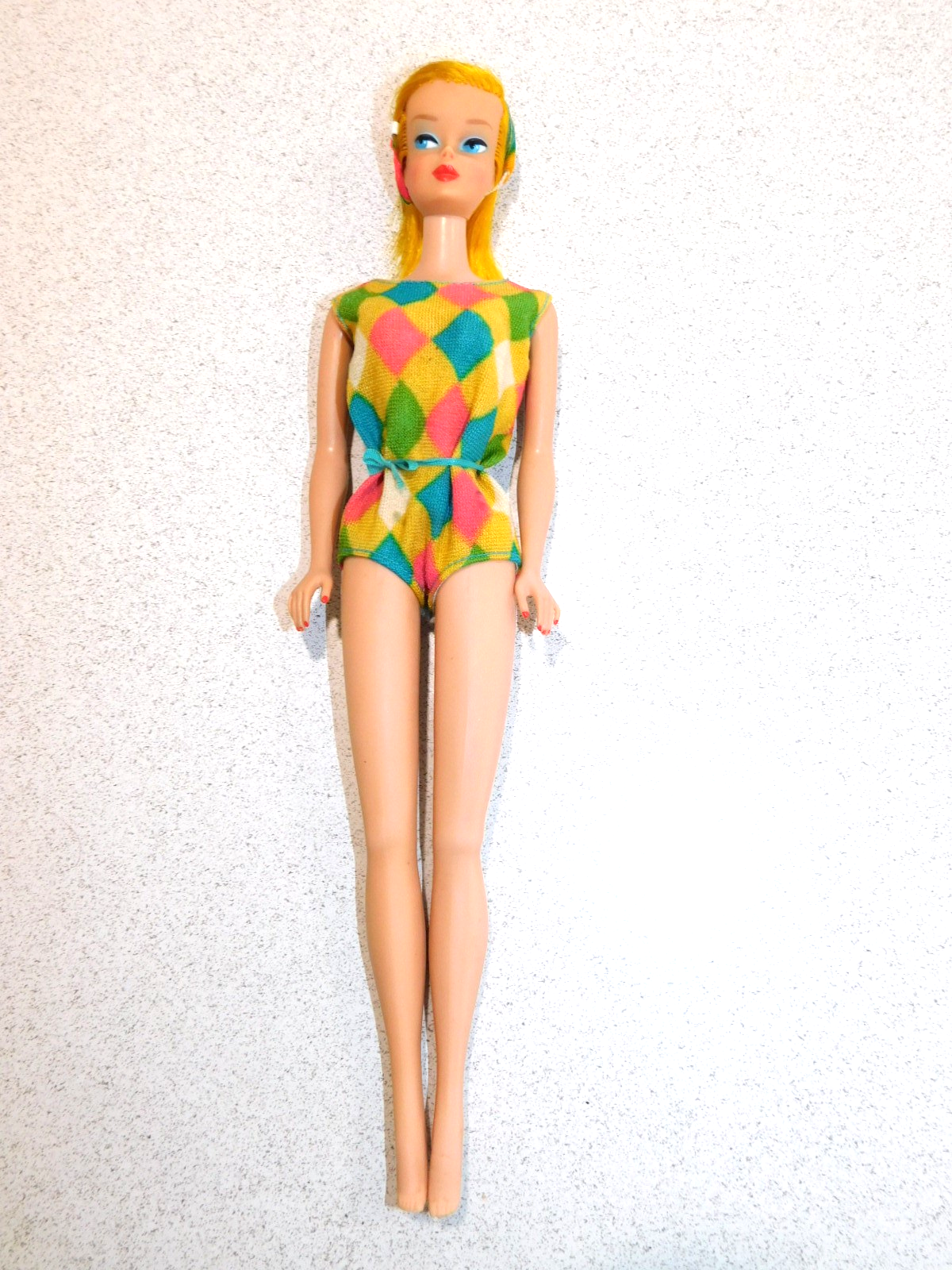 Barbie:  VINTAGE Blonde Bend Leg COLOR MAGIC BARBIE Doll No Box!