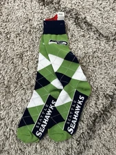 Seattle Seahawks Argyle Unisex Crew Cut Socks - One Size Fits Most