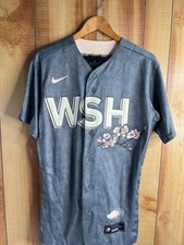 Nike Washington Nationals AUTHENTIC City Connect Jersey 40 M DC Cherry Blossom