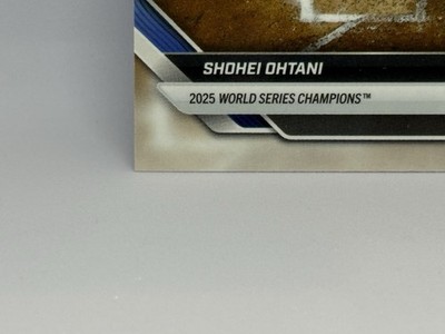 2025 Topps Now Shohei Ohtani WS-1SSP Los Angeles Dodgers World