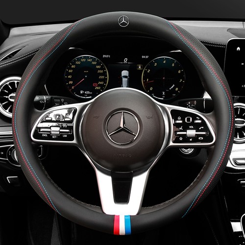 Mercedes Benz Lenkradhülle Lenkradschoner Auto Lenkrad Bezug Hülle Schoner - Bild 9 von 12