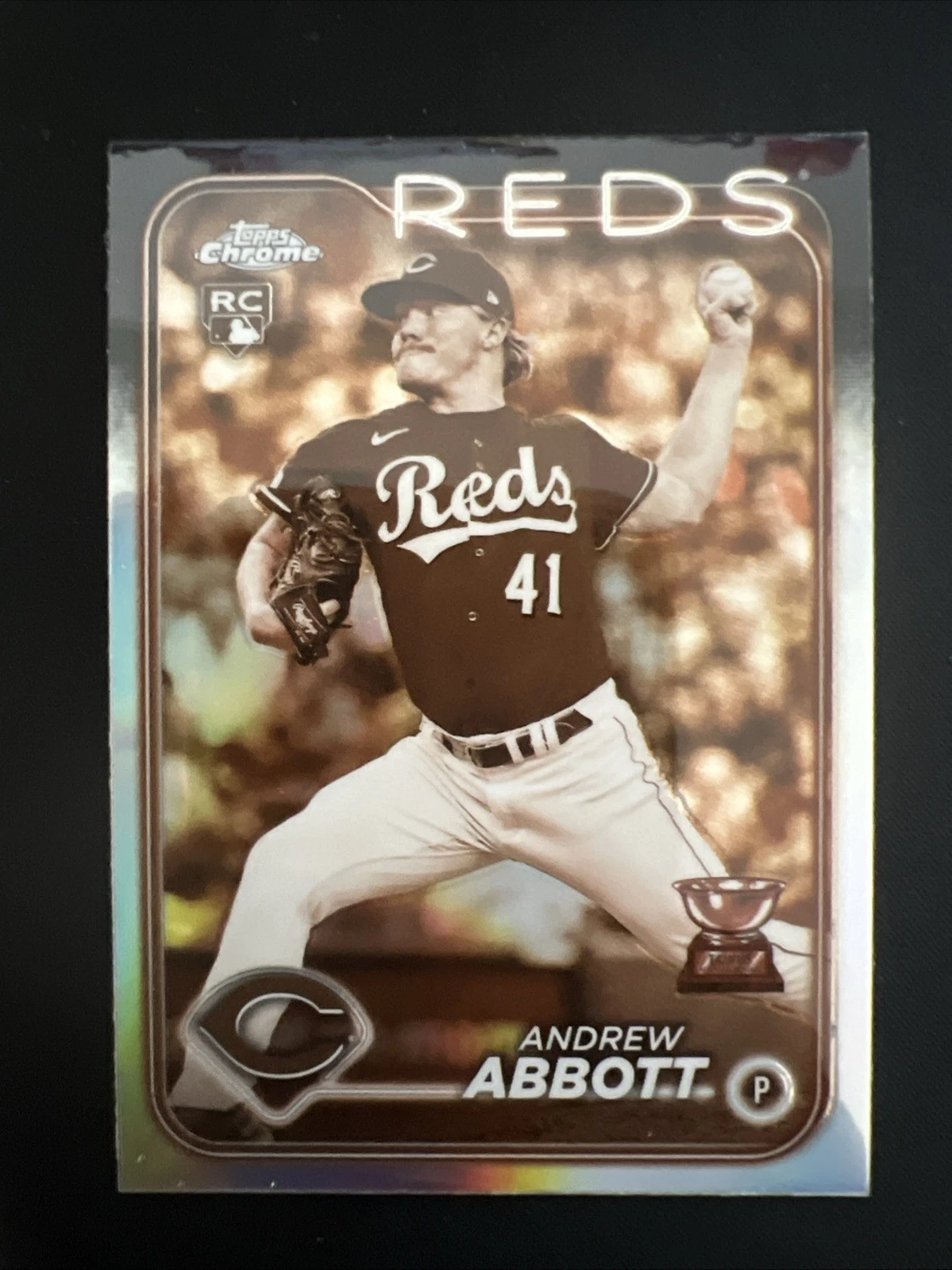 2024 topps chrome andrew abbott Sepia #154