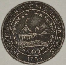 Vintage Colonial NEW HAMPSHIRE Restrike Fantasy Bronze Coin