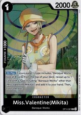 Miss.Valentine(Mikita) R The Azure Sea's Seven OP14-087 NM