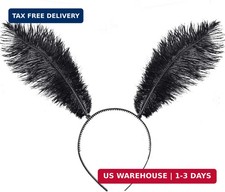 Halloween Feather Headbands 1920s Flapper Headband for Gatsby Party