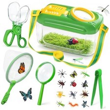 Bug Catcher for Kids, 17 PCS Bug Catching Kit with Bug Collector 17-Piece Set