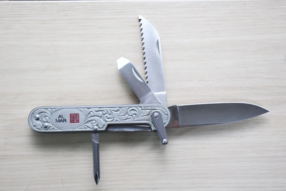 Al Mar Tool Mate Multi Tool Valade Cast Handle No Pliers Japan 3" Blade E44 - Image 3 of 4