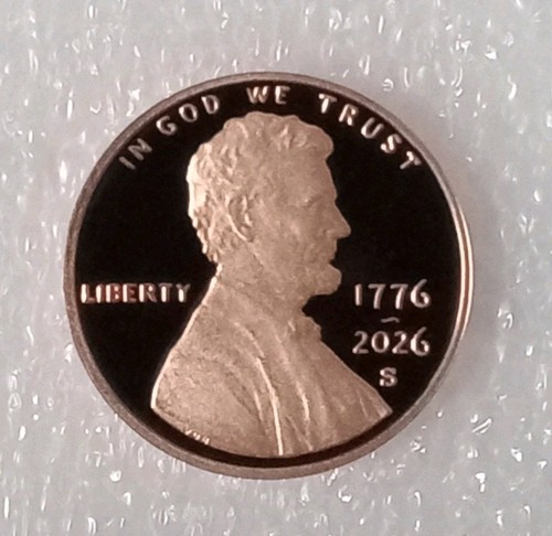 2026 S Lincoln Shield Cent Proof 1¢ 1776 -2026 Proof Penny IN HAND!
