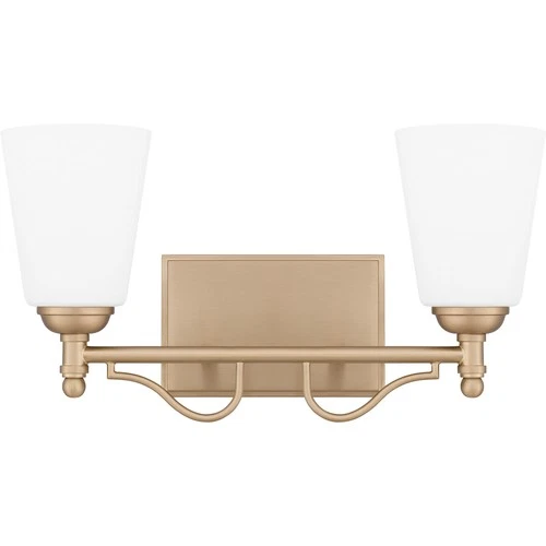 Quoizel ESR8616 Esther 2 Light 16"W Vanity Light - Bronze - Picture 5 of 7