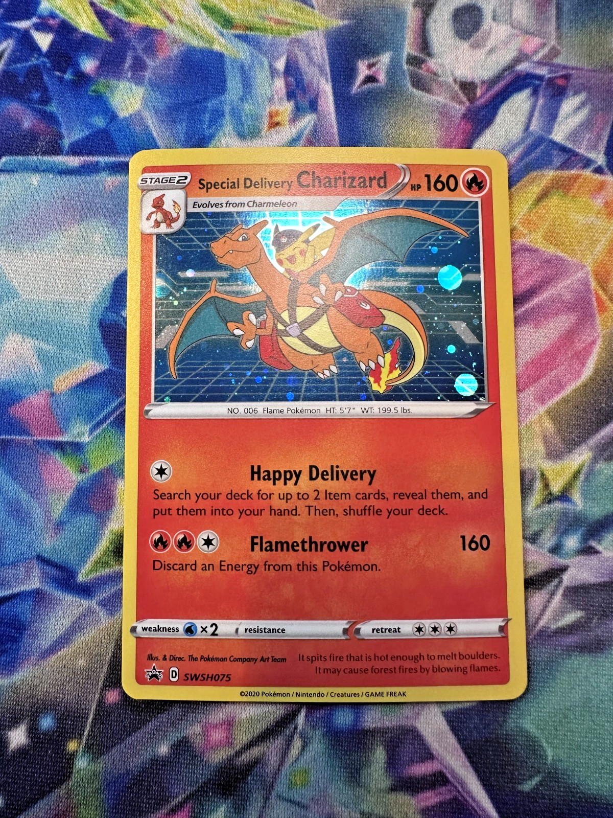 Pokemon TCG Special Delivery Charizard SWSH075 Sword & Shield Promo NM
