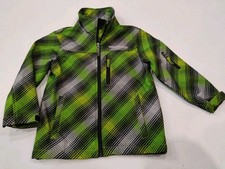 Free Country Kids Size Small Lime Green Softshell Jacket EUC