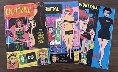 Eightball 1, 2, 6. Fantagraphics. All 1st prints. 1989. VG/FN