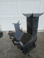 6 in rocket sove buddy burner ,ideal for patio use, outdoor ,Off grid cooking.