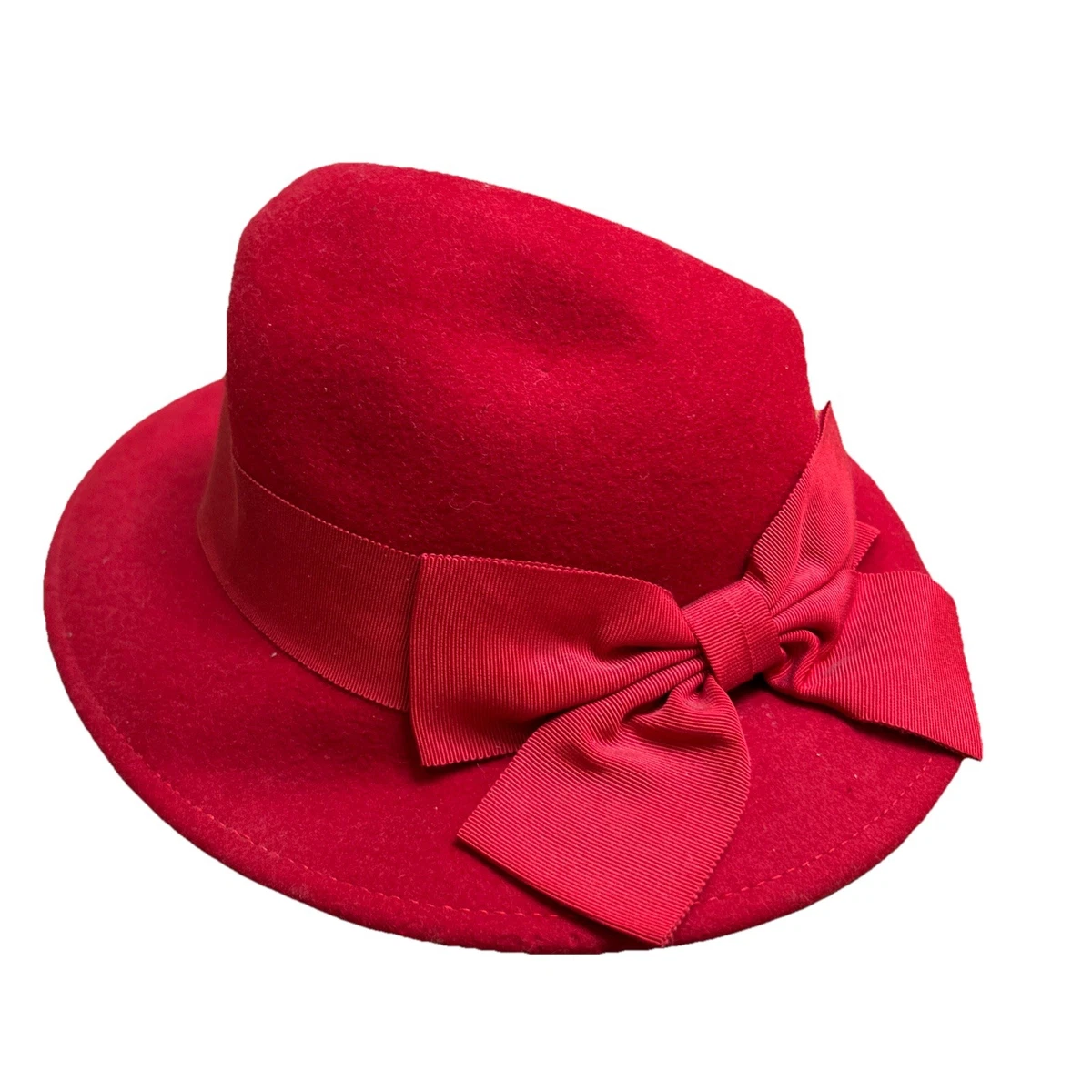 Fedora Red Vintage Hats for Women for sale | eBay display picture 2