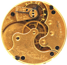 1895 ELGIN POCKET WATCH MOVEMENT 5965027 GRADE: 117 6s 7j PS2