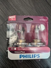 Philips VIsion Plus 60% 9003 HB2 H4 60/55W Two Bulbs Head Light Replacement OE