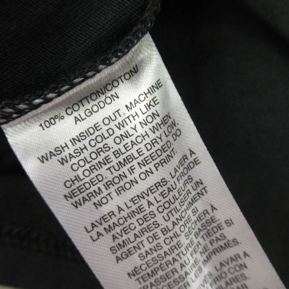 Adidas Shirt Boys 14-16 Short Sleeve Casual Crew Neck Lightweight Black - Image 4 of 4