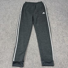 Adidas Slim Tapered Activewear Pants Girl's Sz Large 14/16 Actual 26x28 Black