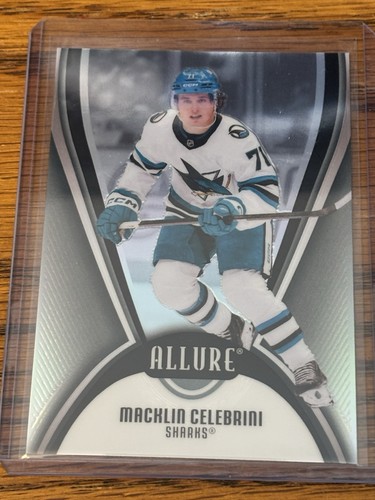 Upper Deck Allure Black Rainbow Macklin Celebrini #71 San Jose Sharks 2025-26