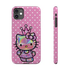 Funda para teléfono Hello Kitty Princesa Gato | Funda para teléfono iPhone Samsung