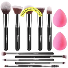 BEAKEY Makeup Brushes Set Professional Foundation Eyeshadow Concealer Applicator
