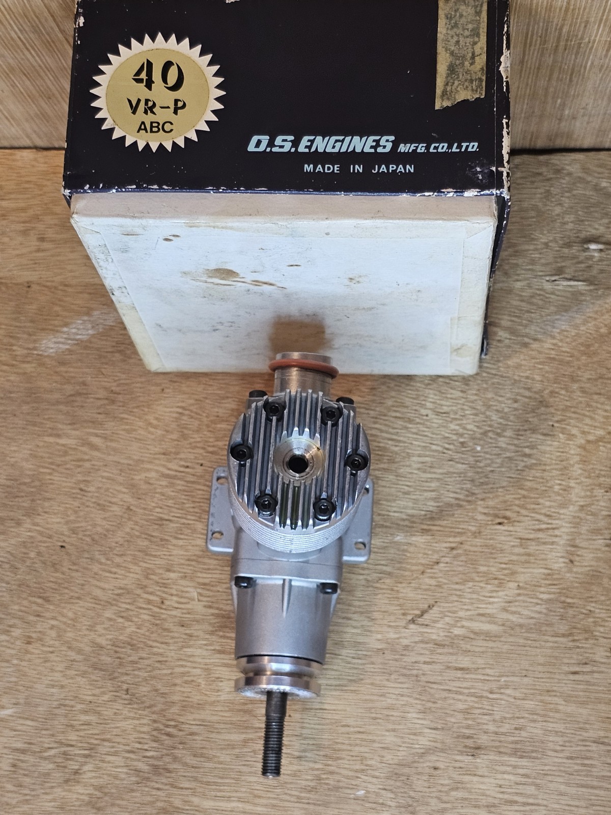 OS MAX 40 VRP #6 VINTAGE MODEL AIRPLANE PYLON RACING GLOW NITRO ENGINE  CONTROL 