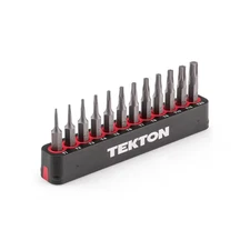 4 Mm Star Bit Set with Rail, 12-Piece (T1-T20)