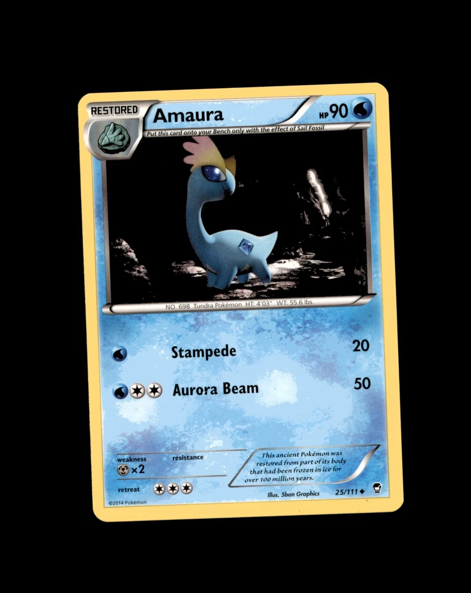 amaura pokemon card PrimetimePokemon's Blog: Amaura -- Furious Fists Pokemon Card Review
