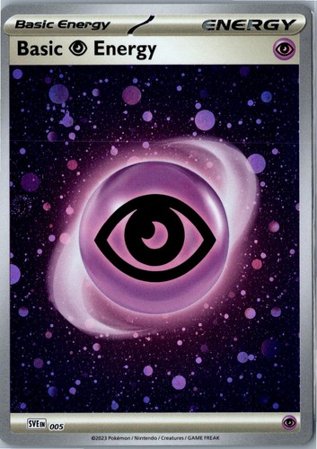 Basic Psychic Energy (HD Cosmos Holo) 005 Pokemon Scarlet & Violet Energies