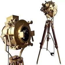 Lampadaire trépied de studio nautique Hollywood sur pied projecteur lampe...