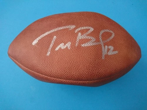 TOM BRADY AUTOGRAPHED Wilson NFL FOOTBALL Deflate Gate Football deflated NO COA