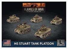 Flames of War: American M5 Stuart Tank Platoon (Late-War)
