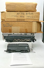 Gilbert American Flyer S Gauge 332 (DC) Locomotive and Tender 1948 w/OB's Exc+